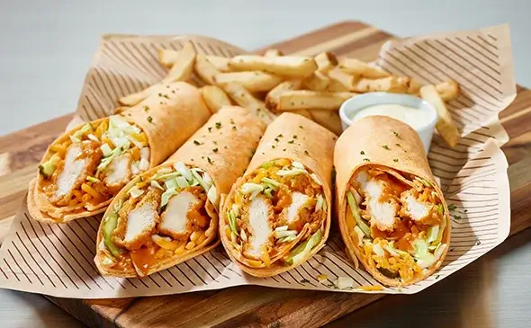 Buffalo chicken wrapper