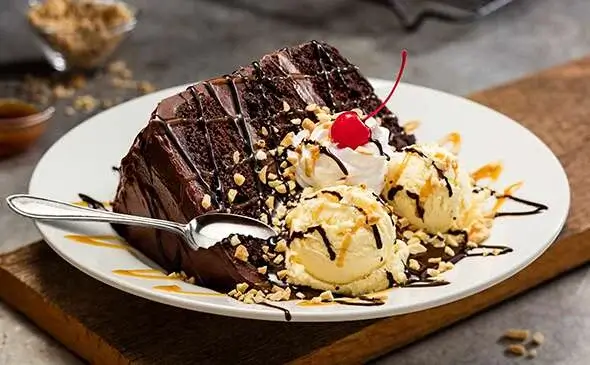 Hot Fudge Cake Sundae